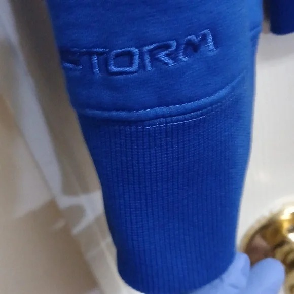 Men's Blue/Teal Under Armour "STORM" Hoodie Size XL - Picture 4 of 9